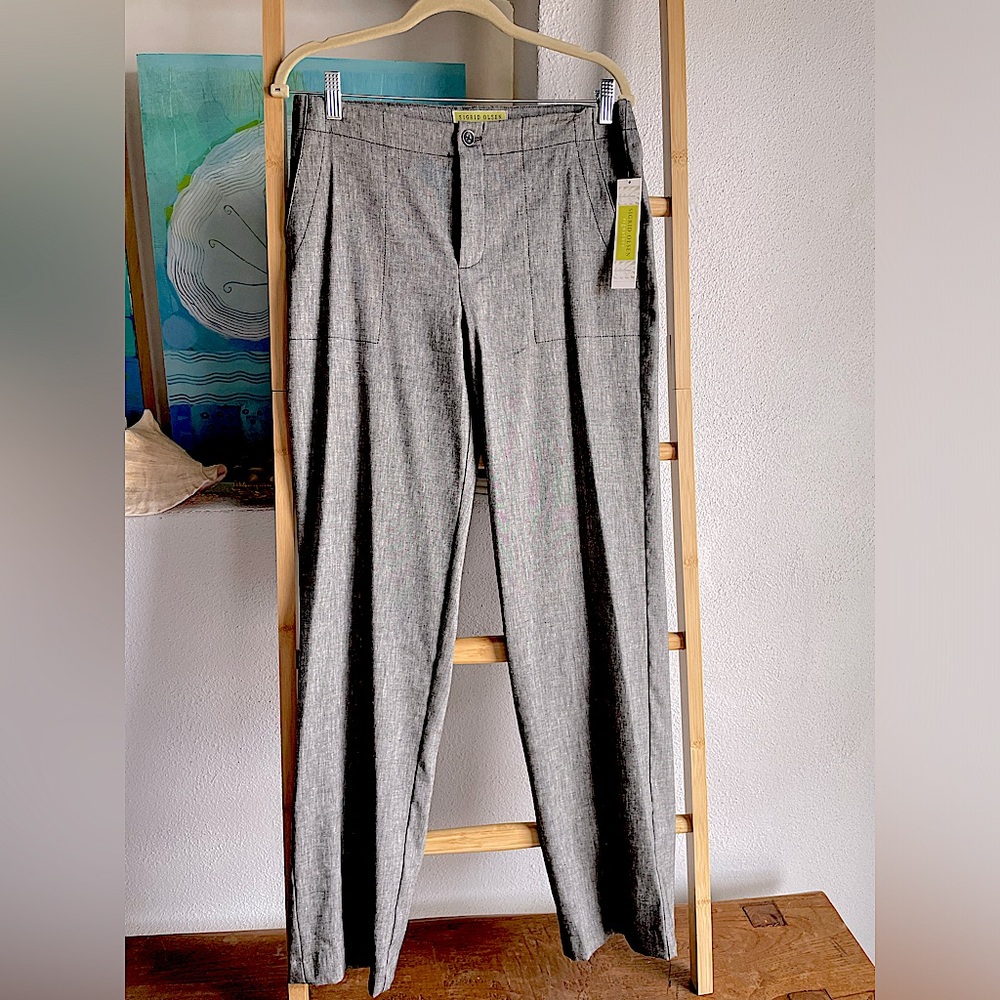 Sigrid’s Olsen Signature Putty/Black Trouser NWT Size 4